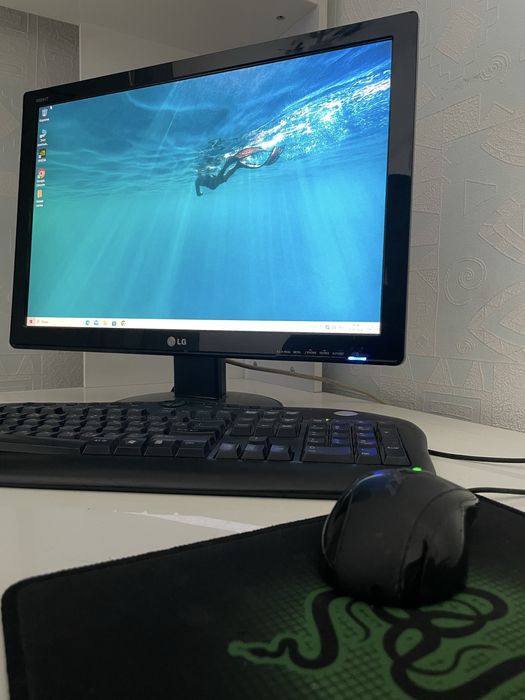 ПК GTX 1050 Ti + монитор + полный комплект