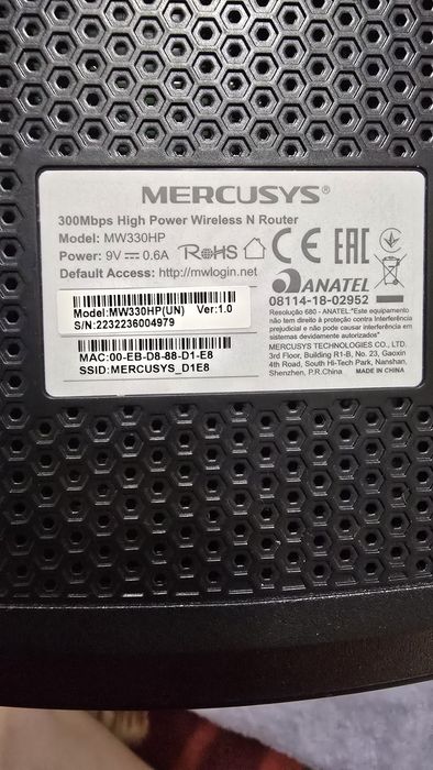 Модем Mercusys..