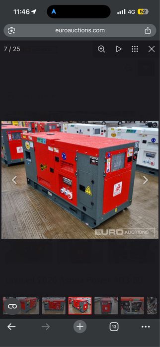 Vand generatoare noi Ashita Proline 30-150 kva