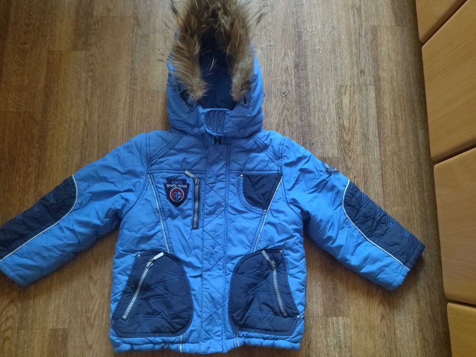 Комбинезон-куртка, зима 4-5 лет