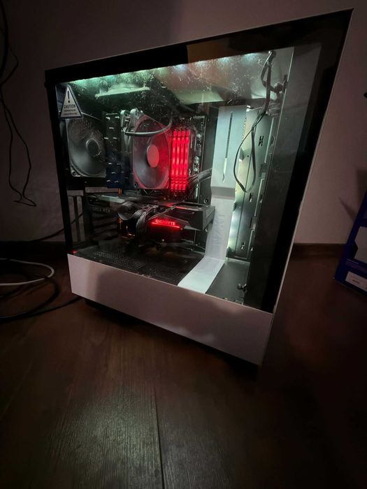 PC Gaming Ryzen 5 5600 + RTX 3060 Ti 8GB | 32GB RAM | SSD 2TB | NZXT White Case