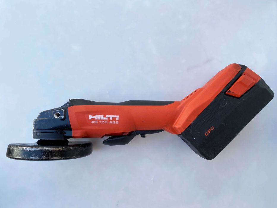 Безчетков ъглошлайф Hilti AG125-A36 ATC 2x36V 5.2Ah