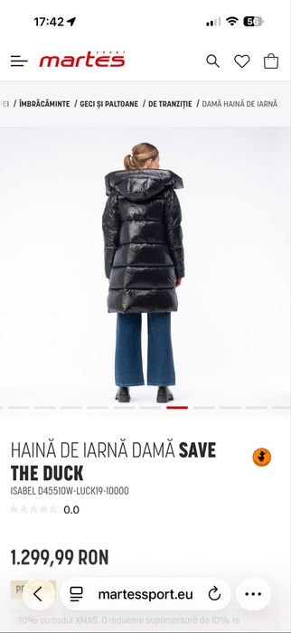 Haina de iarna Save the Duck ISABEL