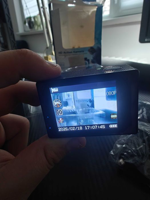 Cameră Video Sport Gembird + Carcasă Waterproof - Nouă