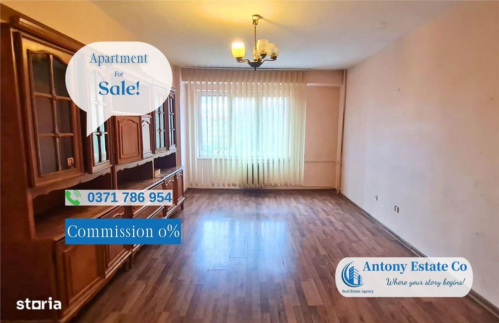 Apartament de vanzare, 3 camere, Tip D, Decomandat, Velenta, Oradea