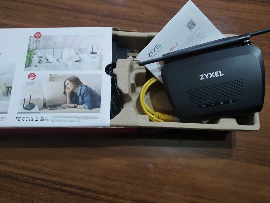 Модем, роутер WI-FI Zyxel NBG-418N v2