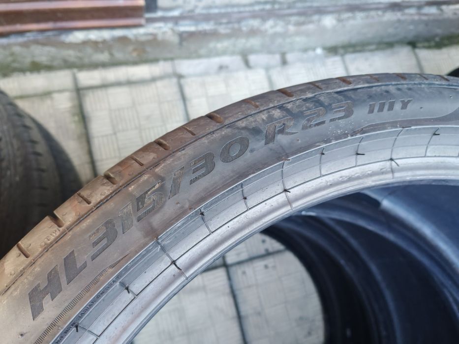 275 35 23 și 315 30 23,câte 2 buc vara Pirelli, PZero, 2025