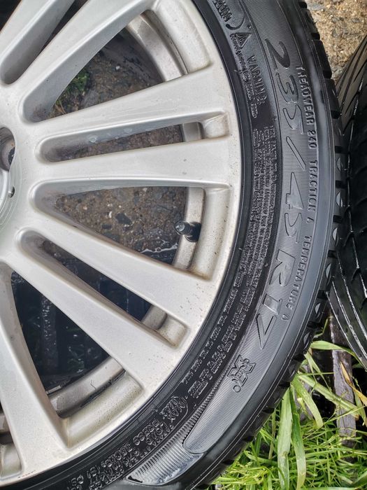 Продавам 3 броя гуми с джанти за мерцедес W 207 17 цола 7.5 ширина