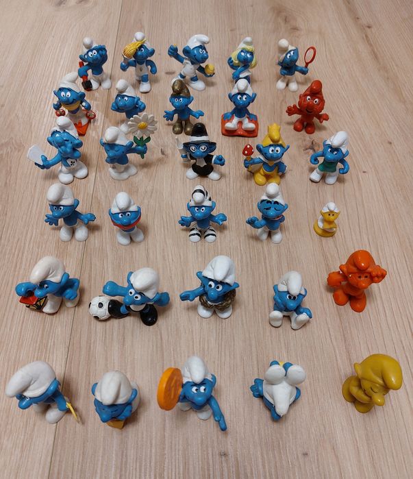 Колекционерски фигурки Смърф, made in Western Germany.