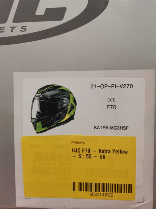 Каска за мотор HJC F70