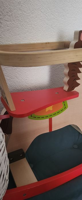 Дървено конче за деца до 3г