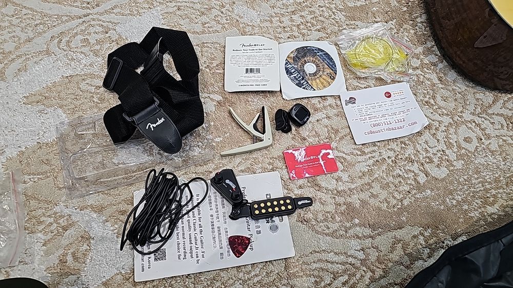 Акустическая гитара Fender CD-60S PACK/NAT