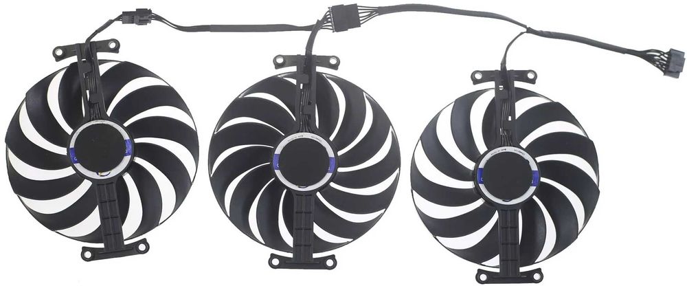 Вентилатори за видео карта ASUS TUF RX 6700 XT RX 6800 XT RX 6900 XT