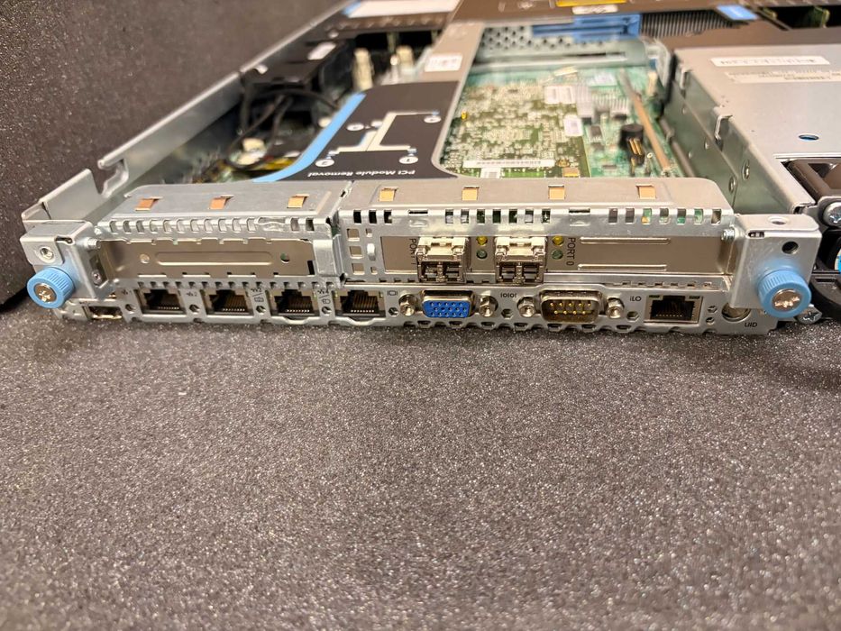 HP ProLiant DL360 G7 – 2x X5650, 12GB RAM, 4x 1GbE, Smart Array P410i, 8Gb FC HBA, 2x 460W сървър