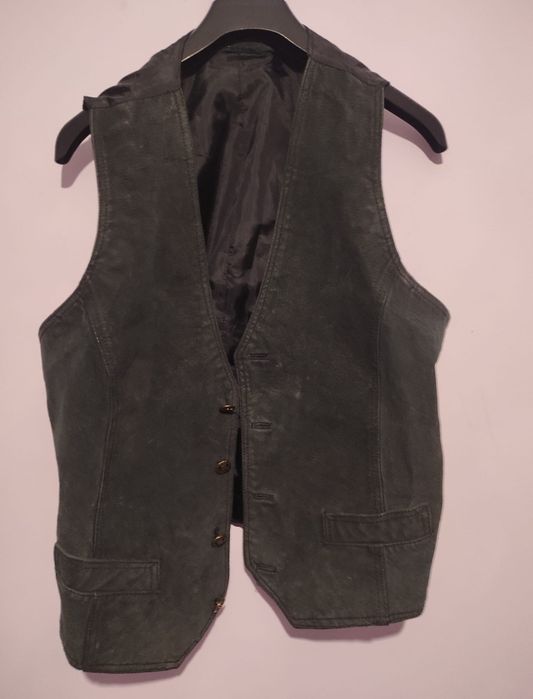 Vesta Piele verde, mărimea M-L