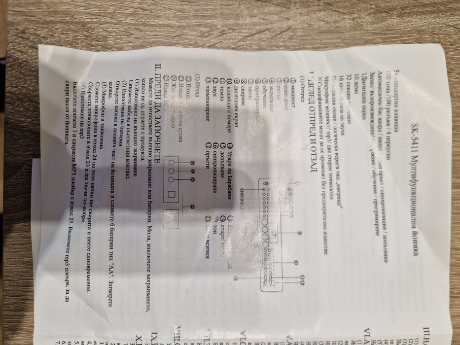 Мултифункционална детска йоника