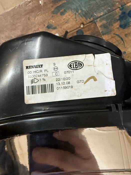 Фара ларгус рено оригинал левая