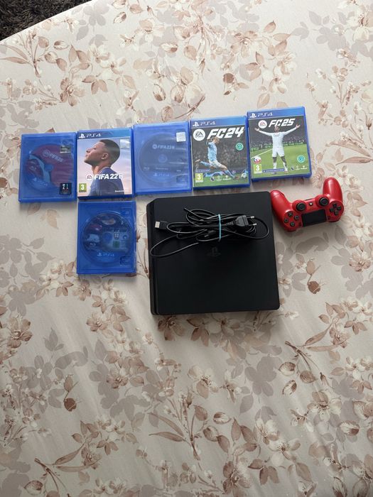 Vand ps4 +6jocuri+controller
