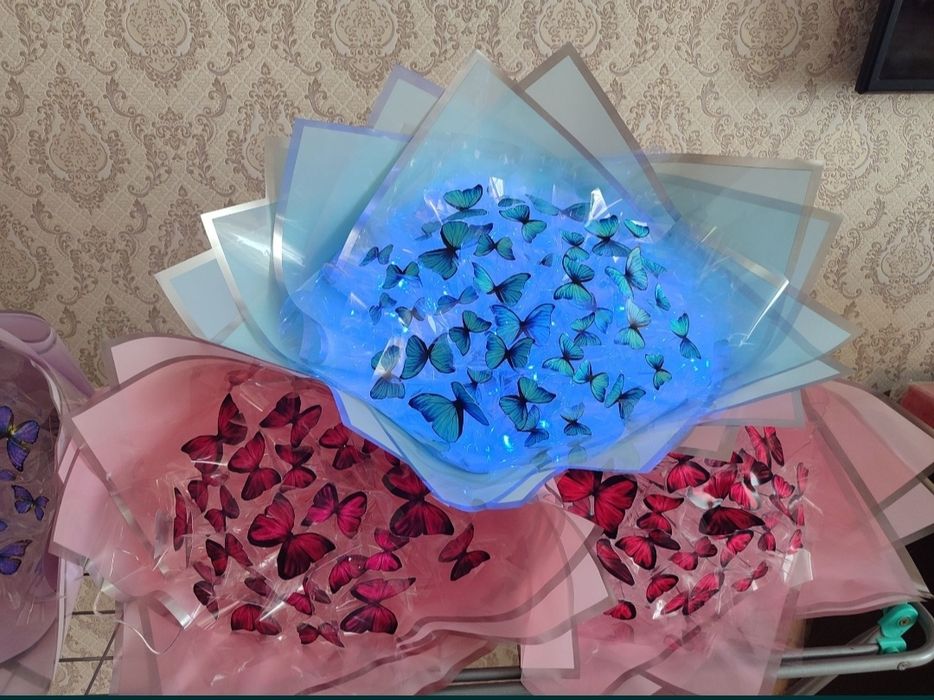 Букеты из бабочек