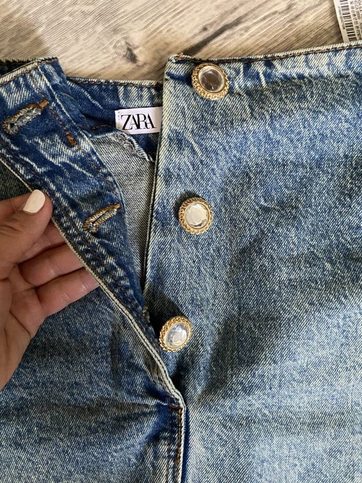 Юбка джинсовая коротка ZARA 36