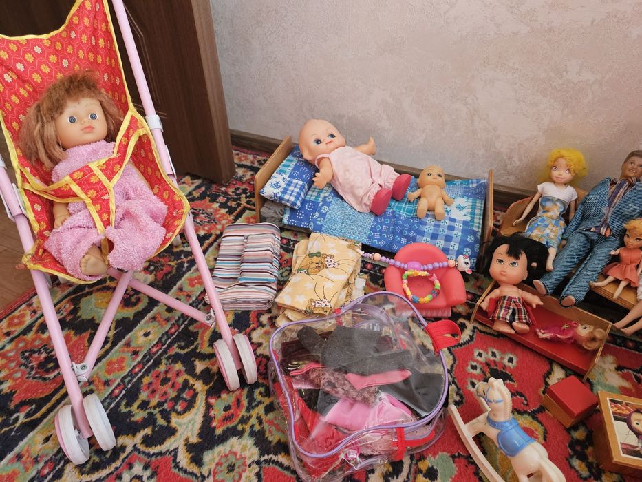 Большой пакет игрушек для девочки