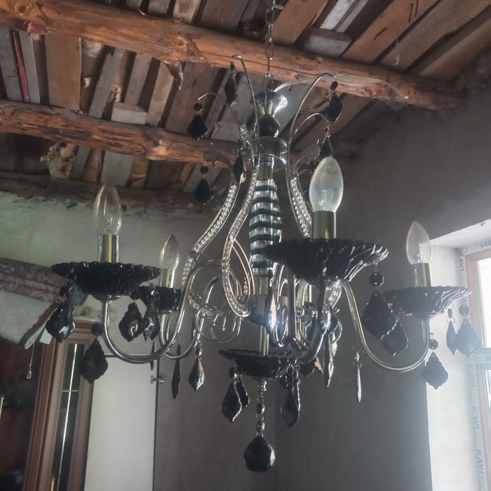 Люстры стекляные