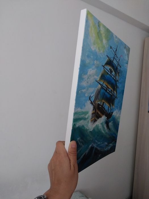 Картина " Cold waves"