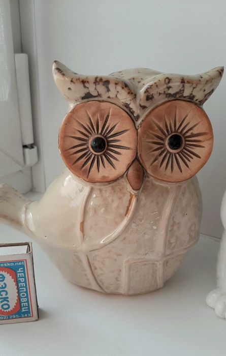 Коллекция статуэток сов