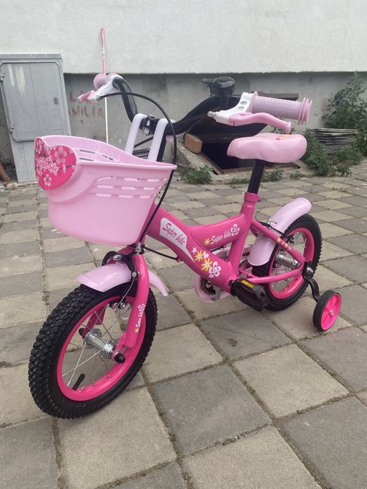 2 biciclete roz COMPLET NOI , pentru fetite (3-5 ani)