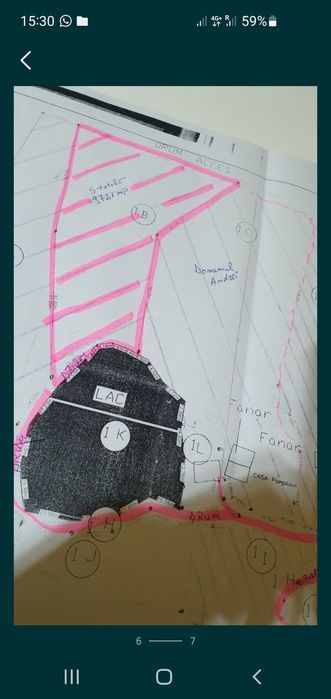 Teren cu lac in Com Nucșoara, sat Slatina ,jud Arges