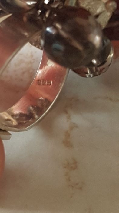 Superb inel dama argint 925 masiv,model eternitate,cuart funuriu