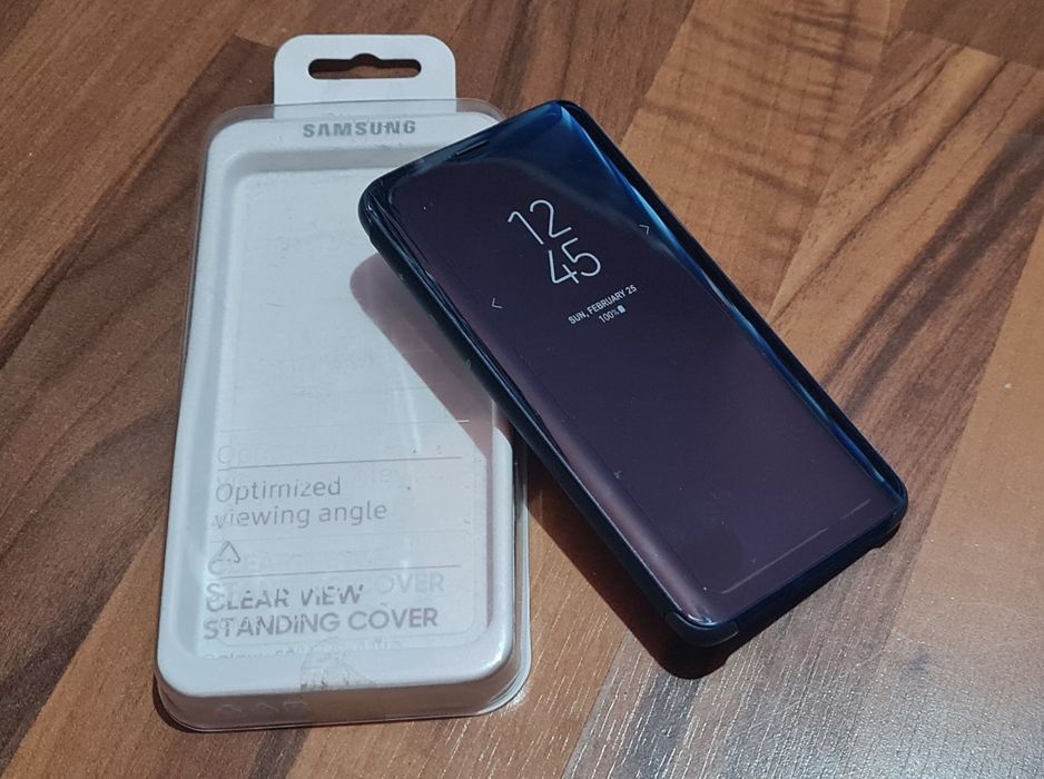 Husa smart activa originala Samsung Clear View Cover S9+ S9 Plus G965