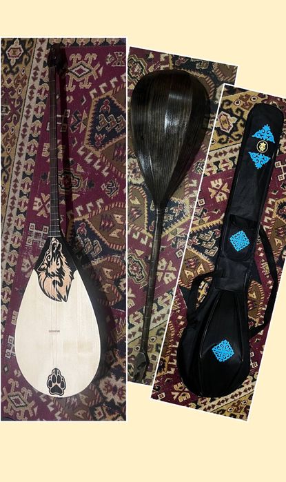 Домбыра Профессиональная бук с чехлом