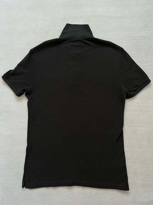 Lacoste Slim Fit Mens Size M (4) Black Polo Shirt Cotton Pique