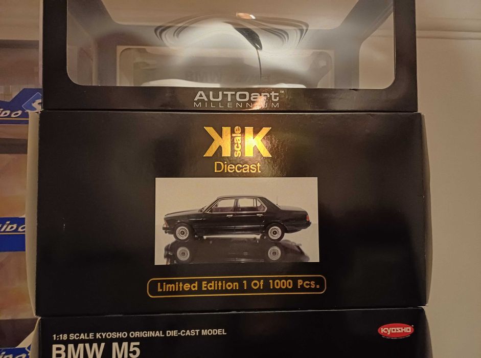 Колекционерски модел/ BMW 7-ма серия/ E23 733i/KKscale 1/18/ тъмнозелен