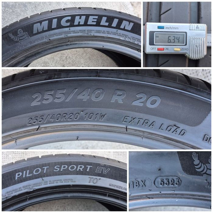 O bucată 255/40 R20 vară - una Michelin Hankook