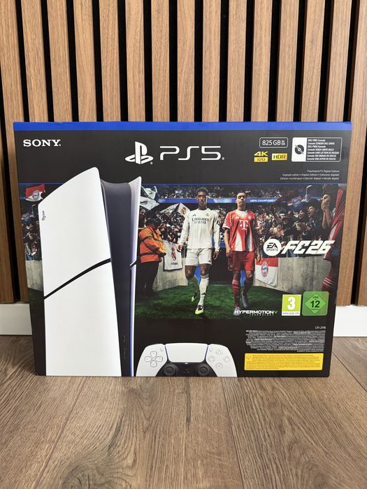 Consola PlayStation 5 Slim Digital Edition (PS5) 825GB, E-Chassis, FC26 Bundle