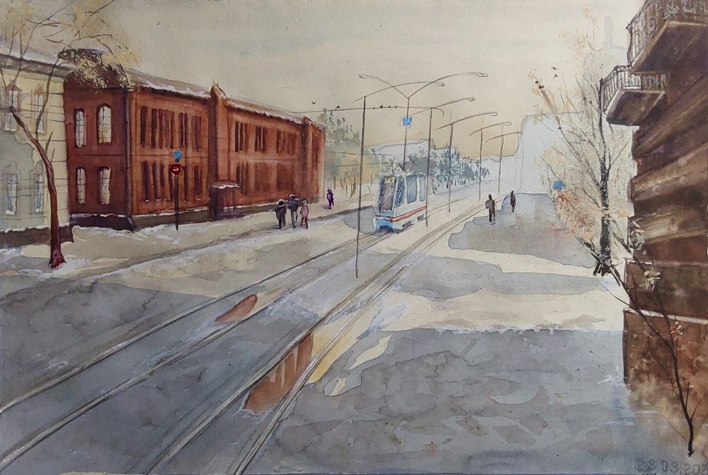 Акварель, ватман, разноформатные