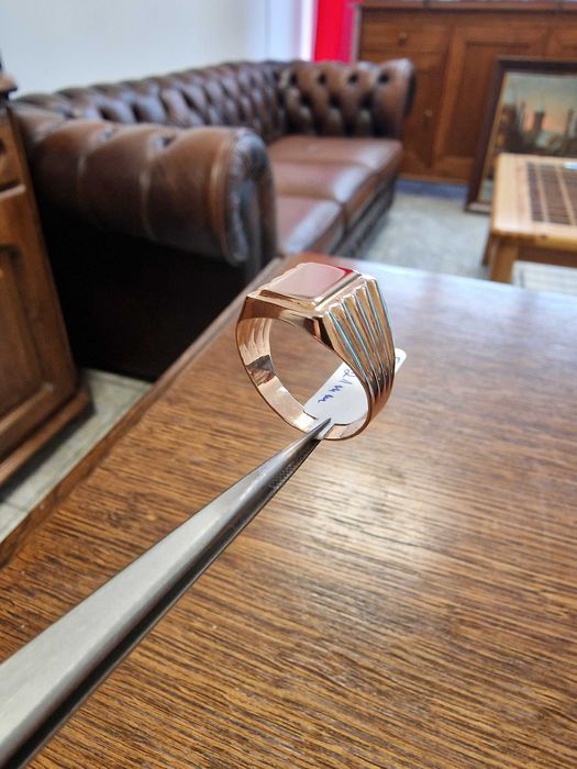 РУСКО ЗЛАТО Мъжки Златен Пръстен - Заложна Къща Галерия 65