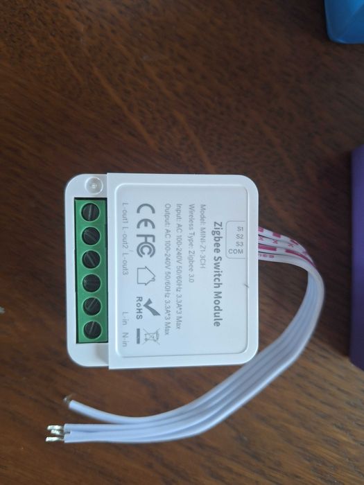 Смарт/умен дом Tuya Wifi/Zigbee 16A Mini Smart Switch 3ch- 2 варианта!