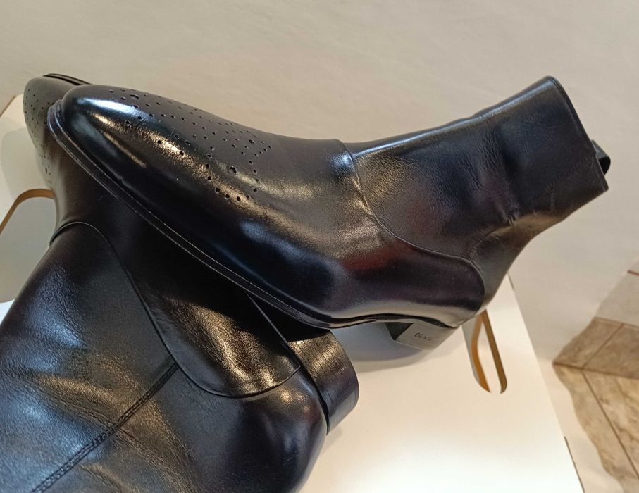 Ghete jodhpur zip 40 40.5 de lux Denis NOI piele naturala moale