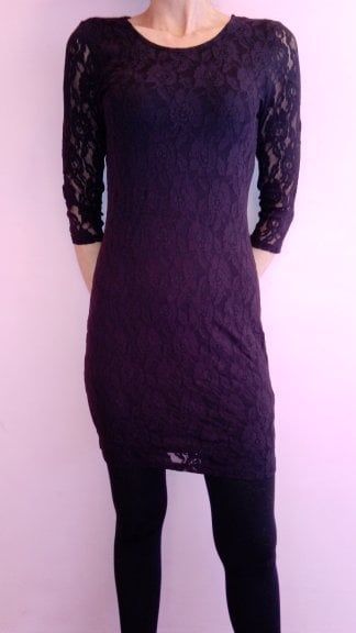 Дамска рокля и сребриста блуза