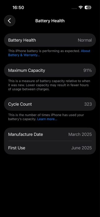 Iphone 16 128GB Blue