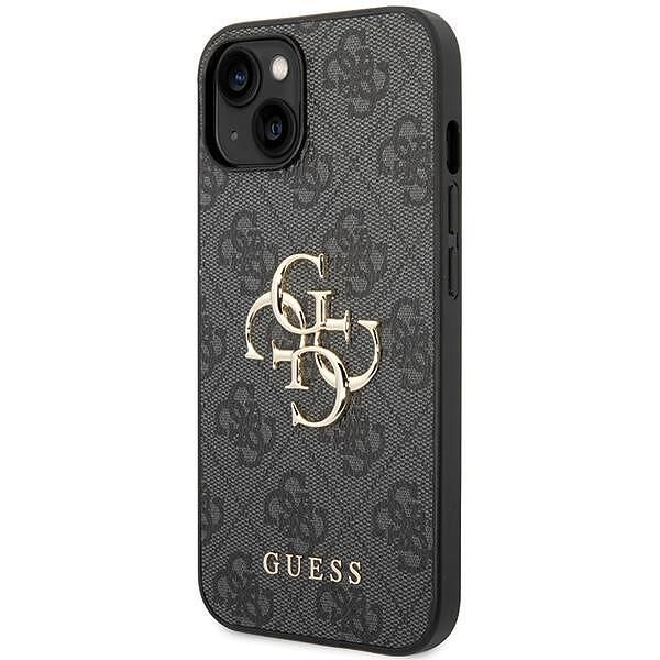 Guess guhcp15s4gmggr iphone 15 / 14 / 13 6.1" grey hardcase 4g big met