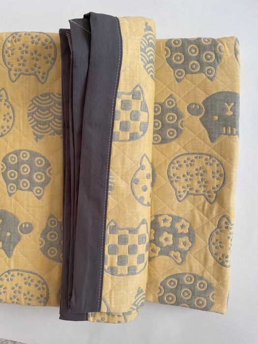 Новый муслиновый плед с кошечками