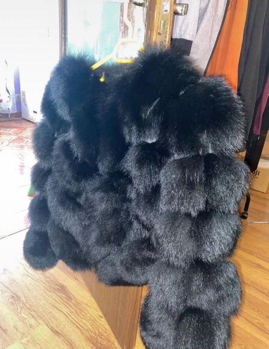 Haină de blană 2 în 1