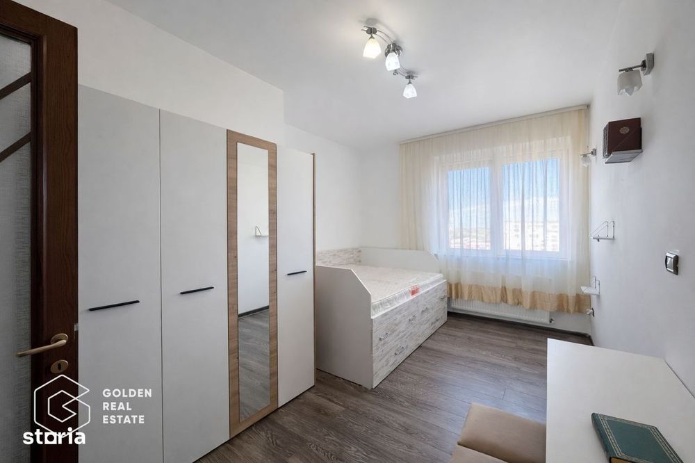 Penthouse Ared Uta, amenajat modern, vedere panoramica spre Stadionul