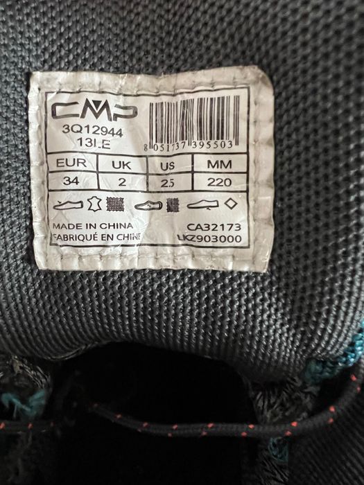 CMP - WATERPROOF, 34 номер, Зимни обувки