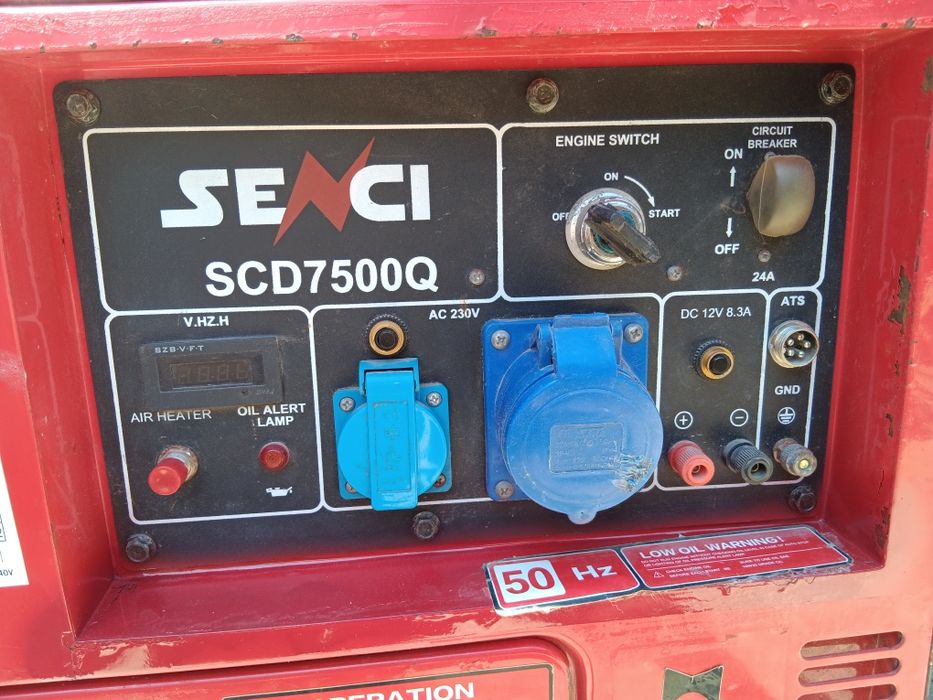 Generator Senci SCD 7500 Q,diesel ATS,