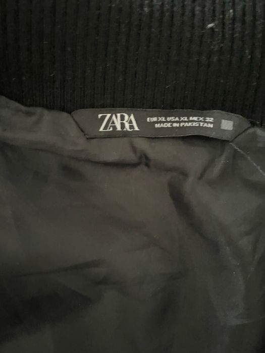 Geaca piele zara neagra L- XL